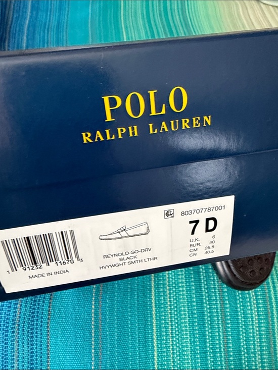 Polo by Ralph Lauren Black Reynold Full-Grain Driver Leather Penny Loafers main image 6